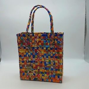 Candy wrapper tote bag